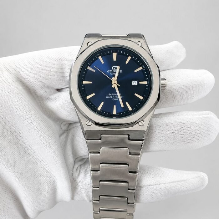 Casio Edifice Blue Dial Steel