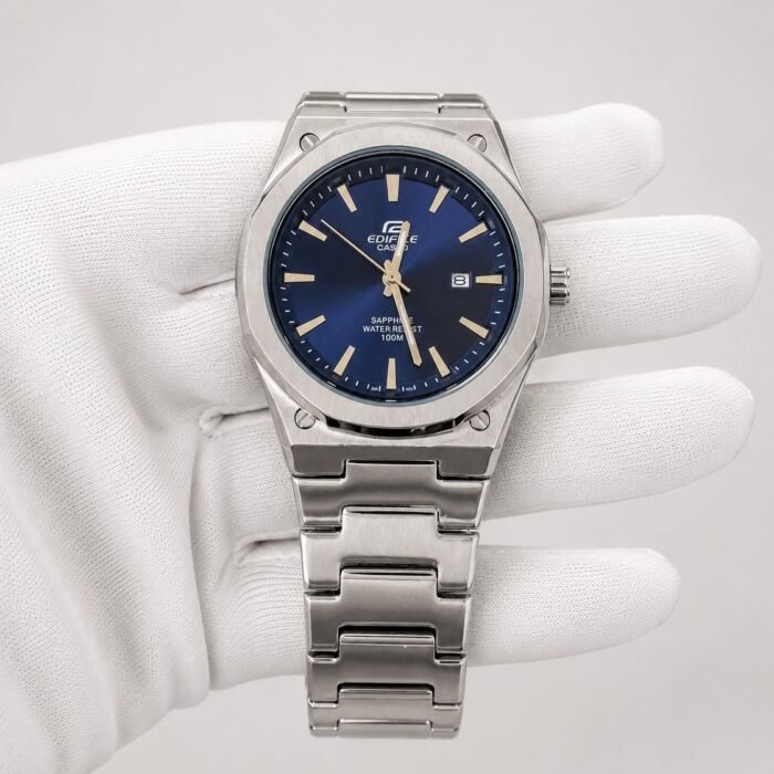 Casio Edifice Blue Dial Steel II