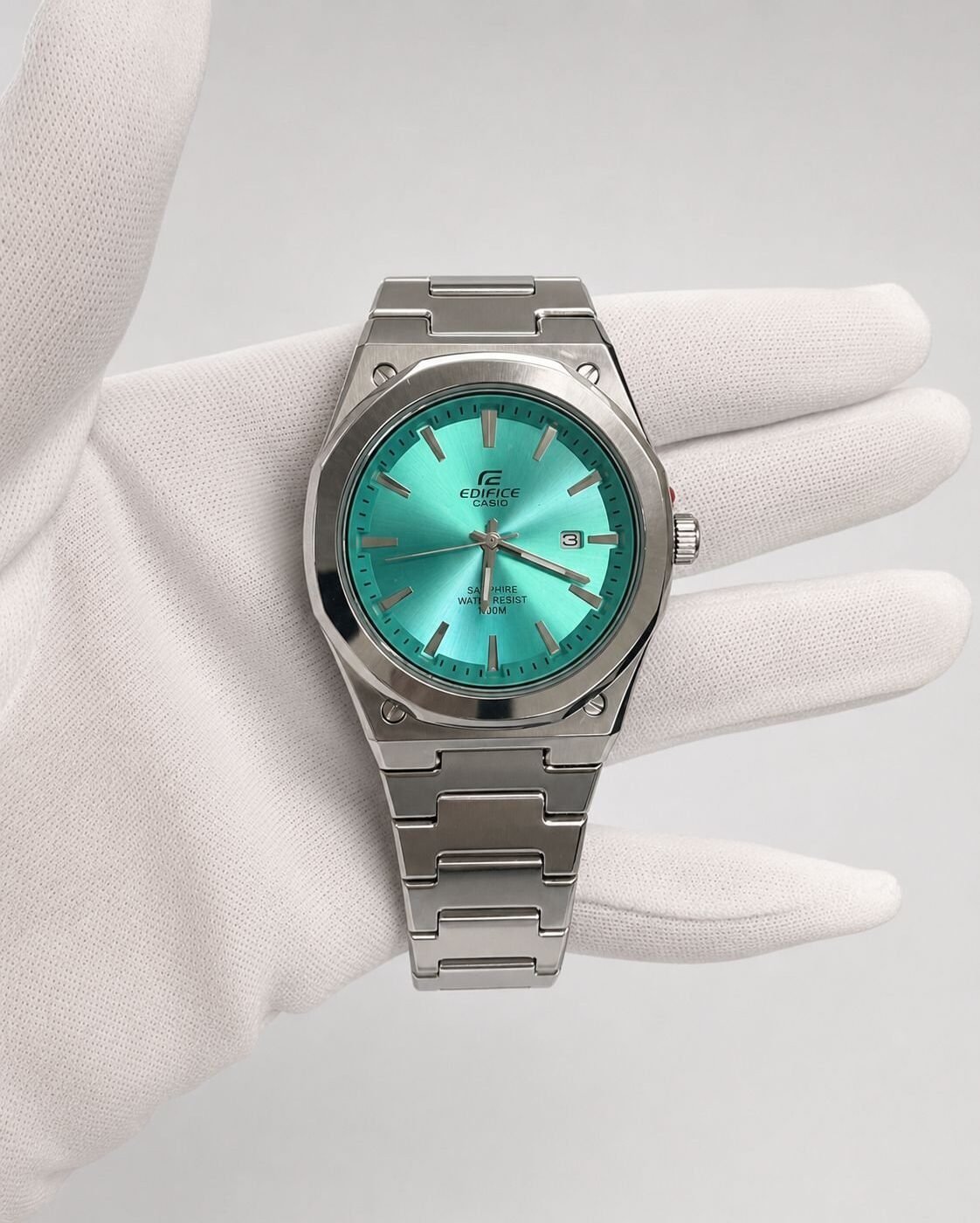 Casio Edifice Tiffany Blue Dial Steel