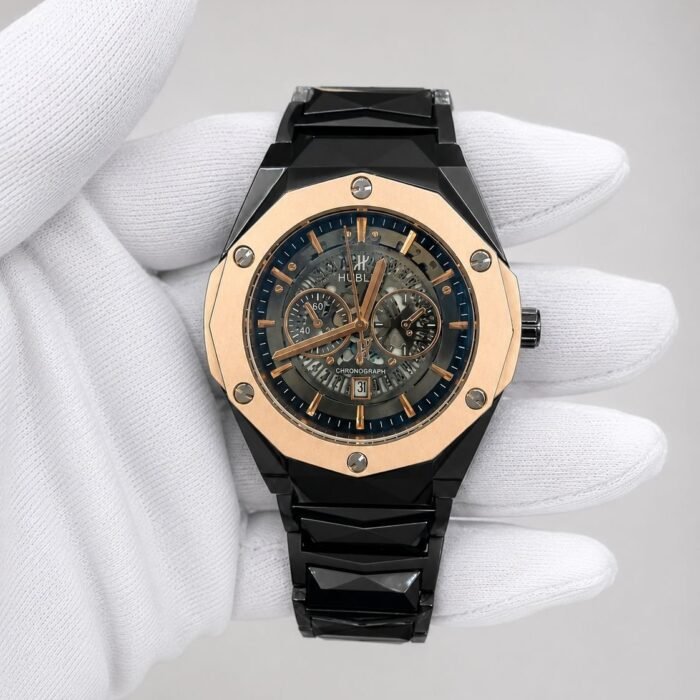Hublot Orlinski Chronograph Black / Rose Gold