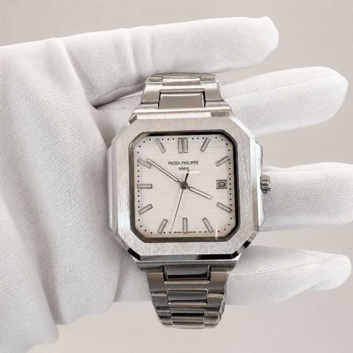 Patek Philippe Cubitus White Dial Steel