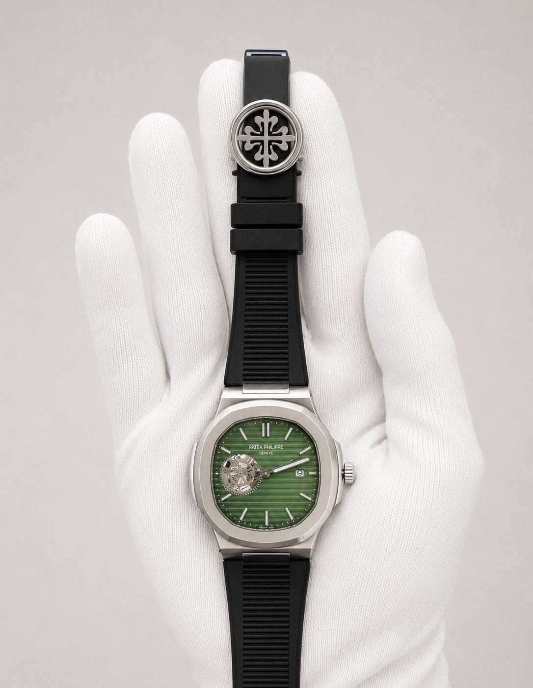 Patek Philippe Nautilus Green Dial Rubber