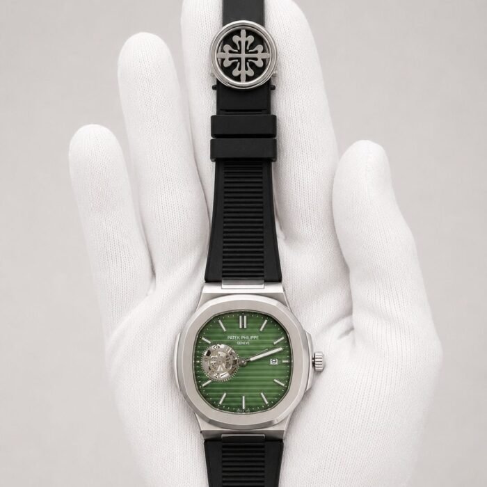 Patek Philippe Nautilus Green Dial Rubber
