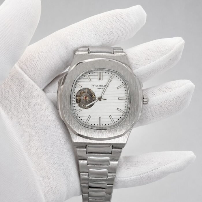 Patek Philippe Nautilus White Dial Steel
