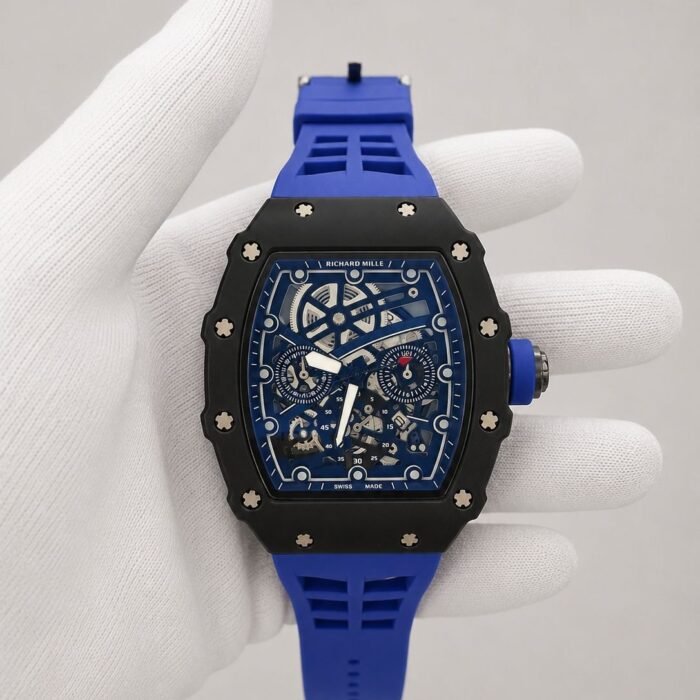 Richard Mille Skeleton Black / Blue