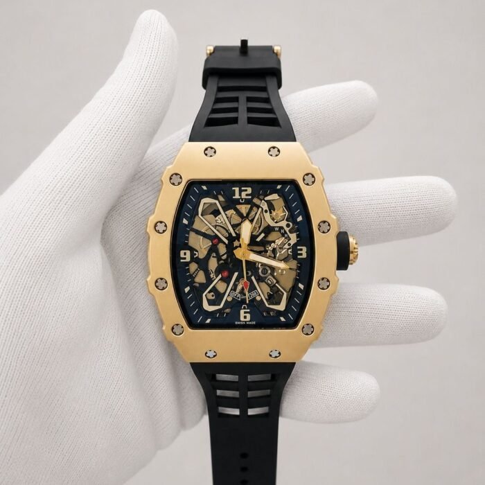 Richard Mille Skeleton Gold / Black