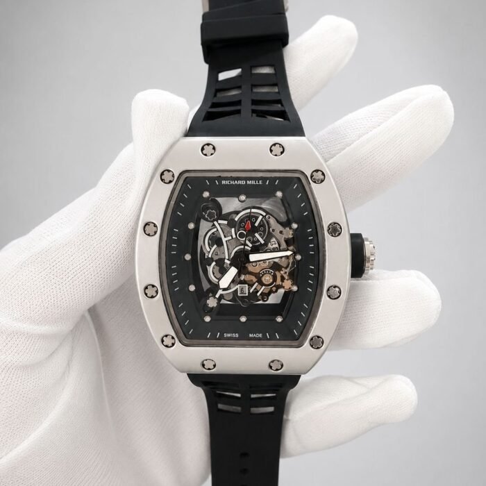 Richard Mille Skeleton Silver / Black
