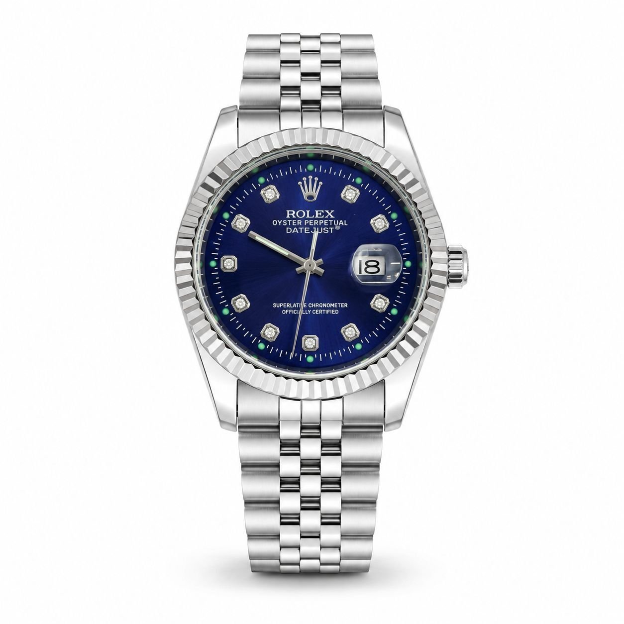 Rolex Datejust Blue Dial Steel
