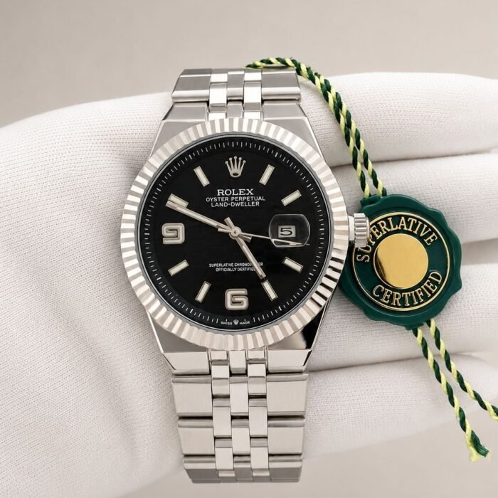 Rolex Land-Dweller Black Motif Dial Steel