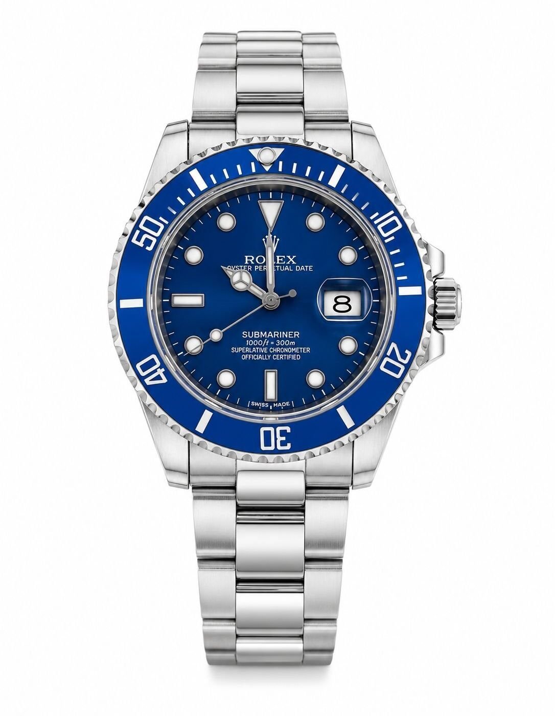 Rolex Submariner Blue Dial Steel