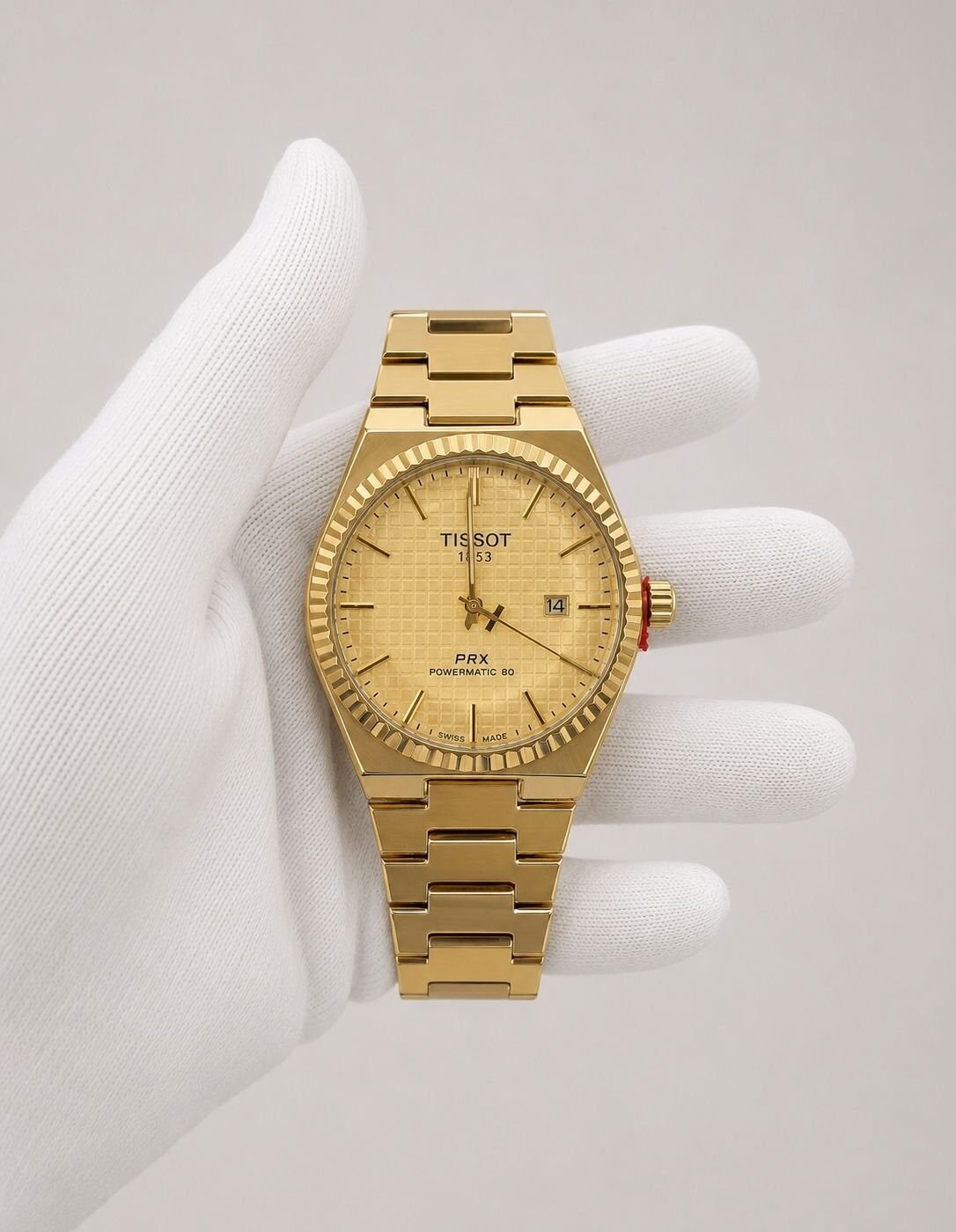 Tissot PRX Powermatic 80 Gold / Champagne