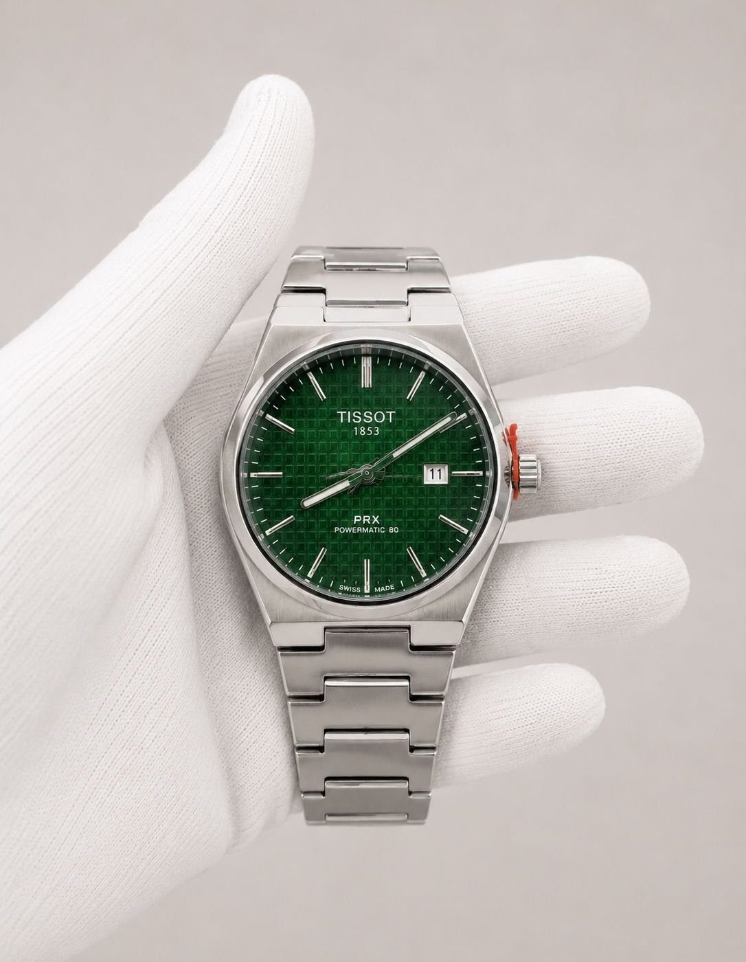 Tissot PRX Powermatic 80 Green Dial Steel II