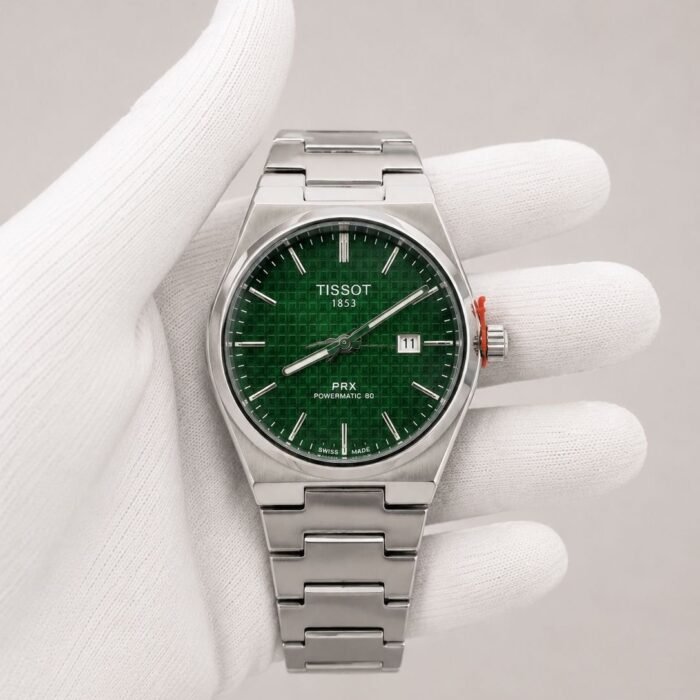 Tissot PRX Powermatic 80 Green Dial Steel II