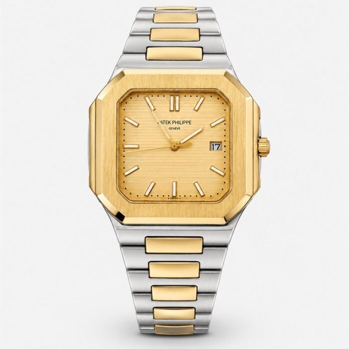 Patek Philippe Nautilus Square Two-Tone / Champagne