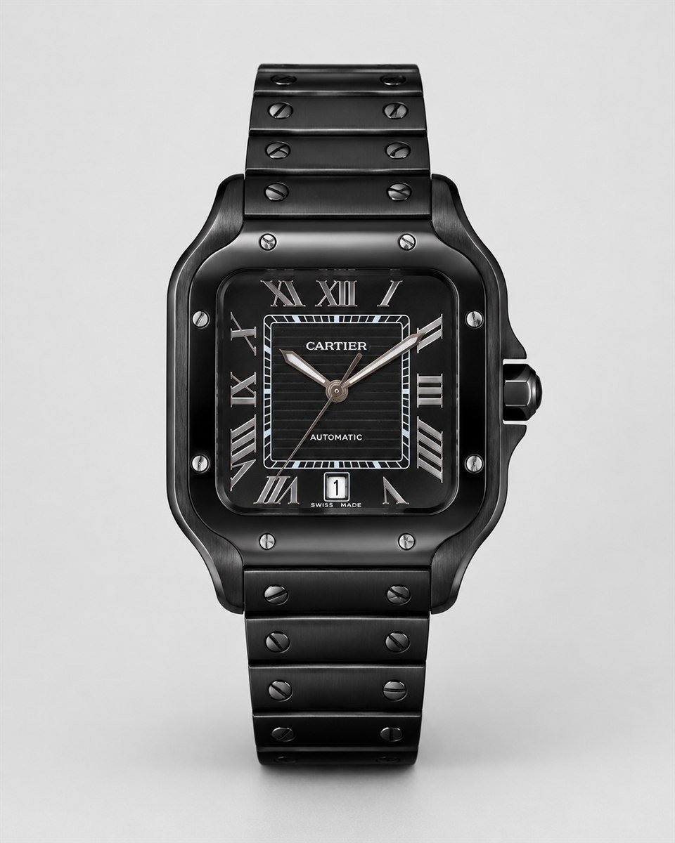 Cartier Santos All Black