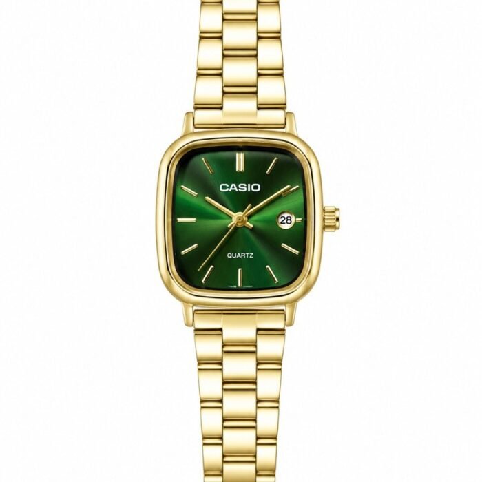 Casio Vintage Square Gold / Green