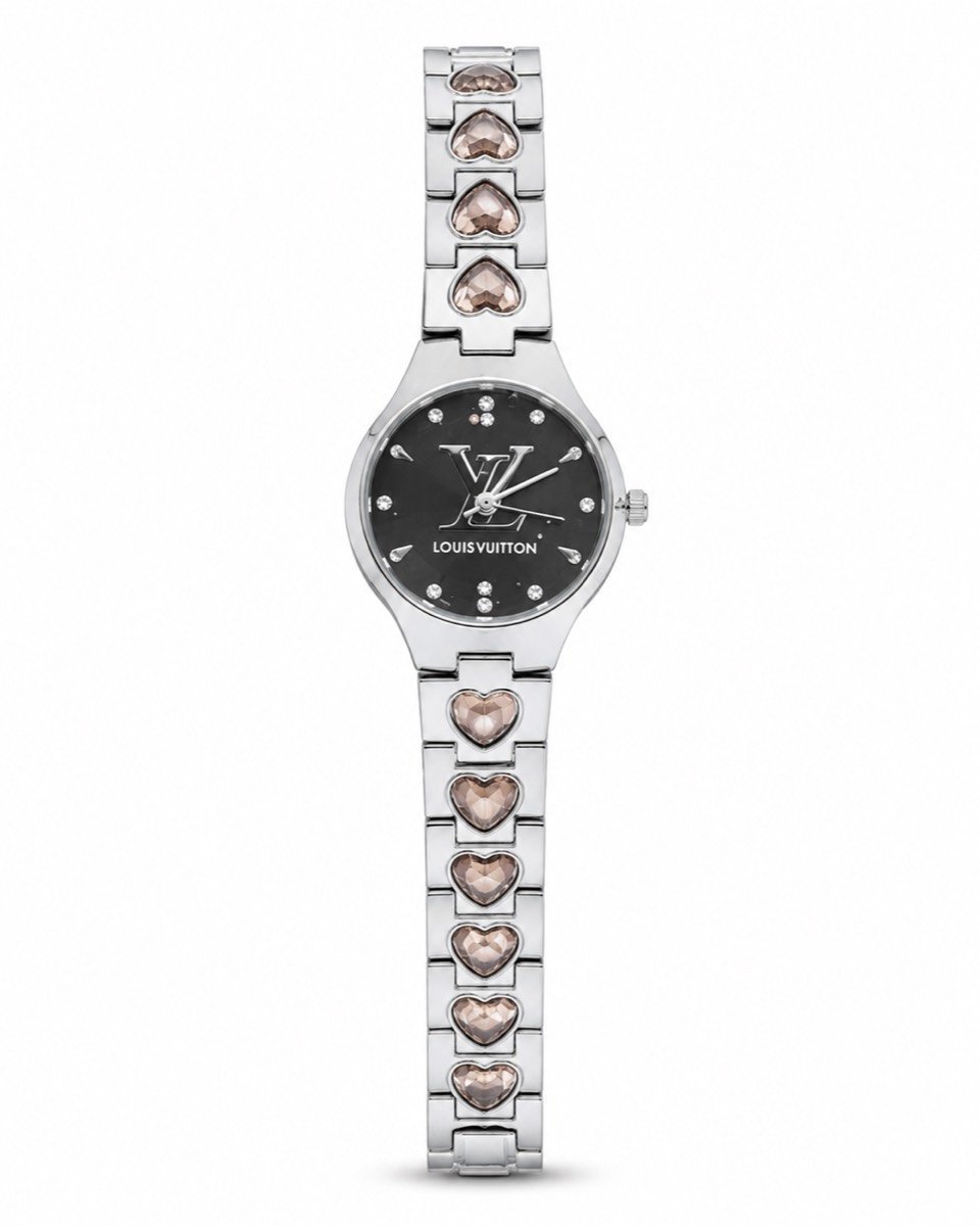 Louis Vuitton Tambour Steel / Black