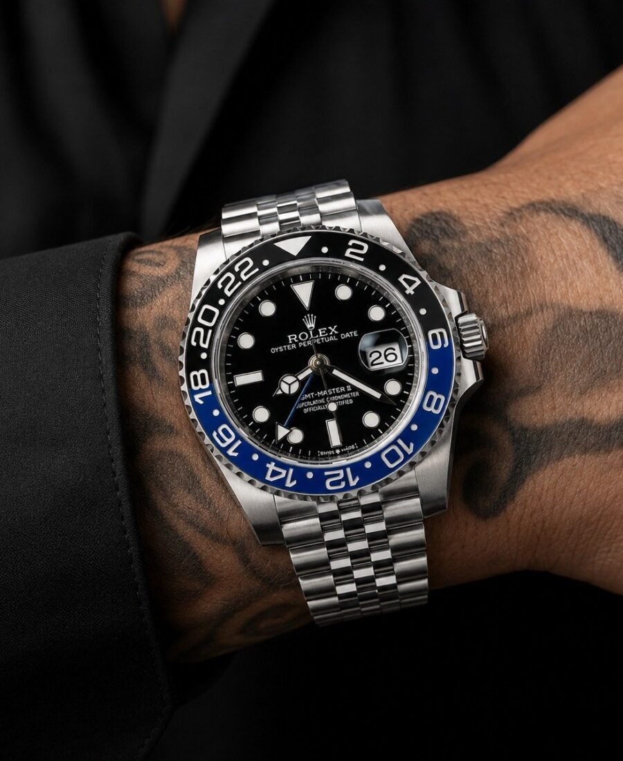 Rolex GMT-Master II Black / Blue Bezel Steel